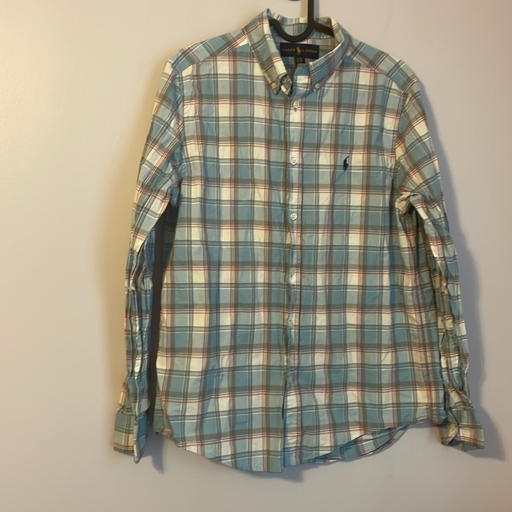 Ralph Lauren Plaid Button Down Shirt size XL (18/20)